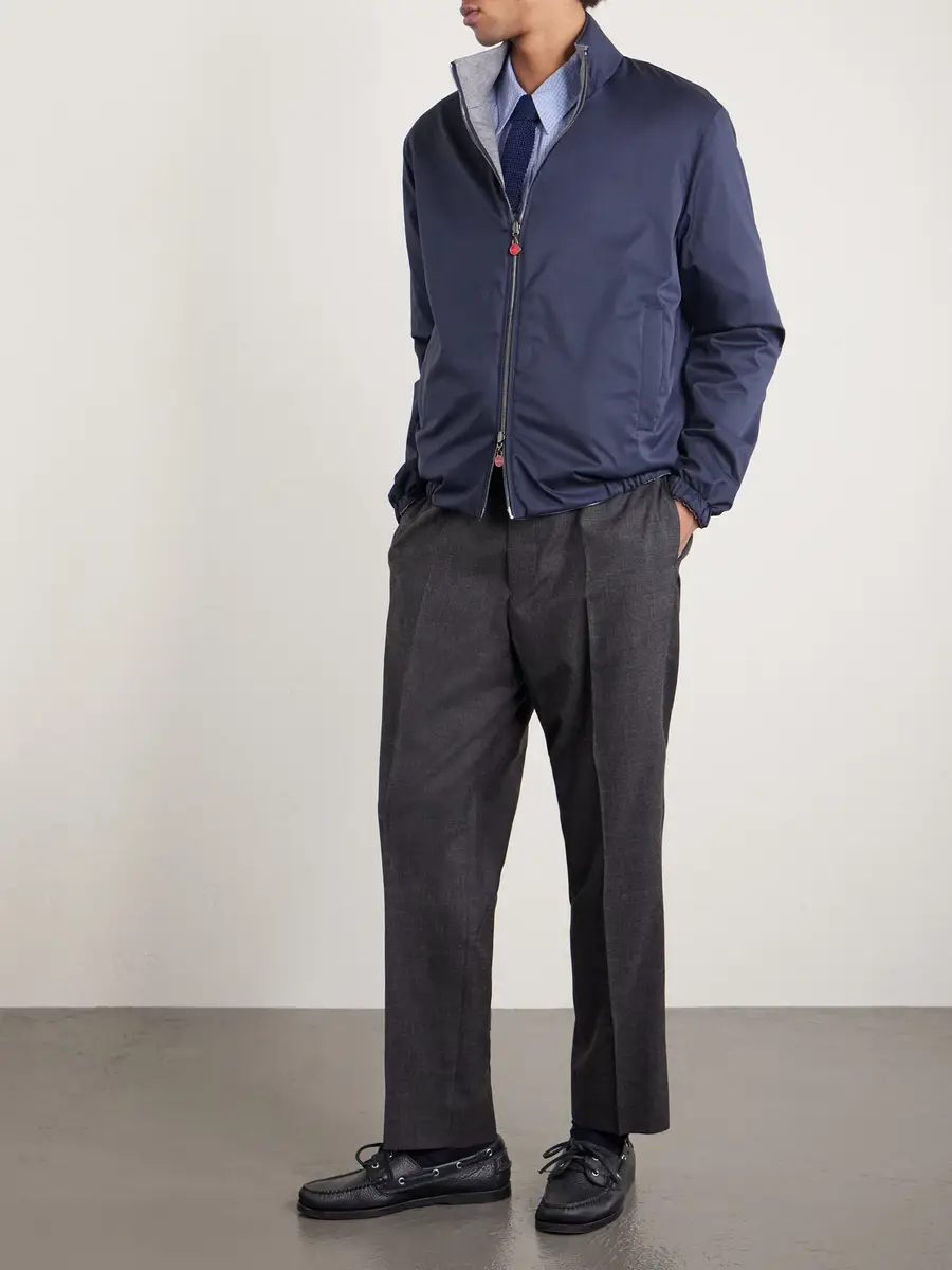 Kiton Shell Bomber Jacket - Men | Thumbnail 2 Kiton Shell Bomber Jacket - Men | Thumbnail 2