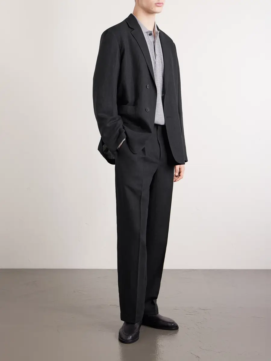 ATON Linen and Wool-Blend Suit Jacket - Men | Thumbnail 2 ATON Linen and Wool-Blend Suit Jacket - Men | Thumbnail 2