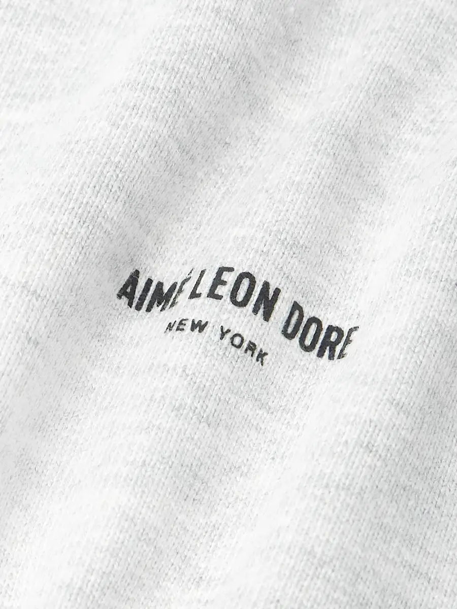 Aimé Leon Dore Logo-Print Cotton-Jersey Sweatshirt - Men | Thumbnail 4 Aimé Leon Dore Logo-Print Cotton-Jersey Sweatshirt - Men | Thumbnail 4