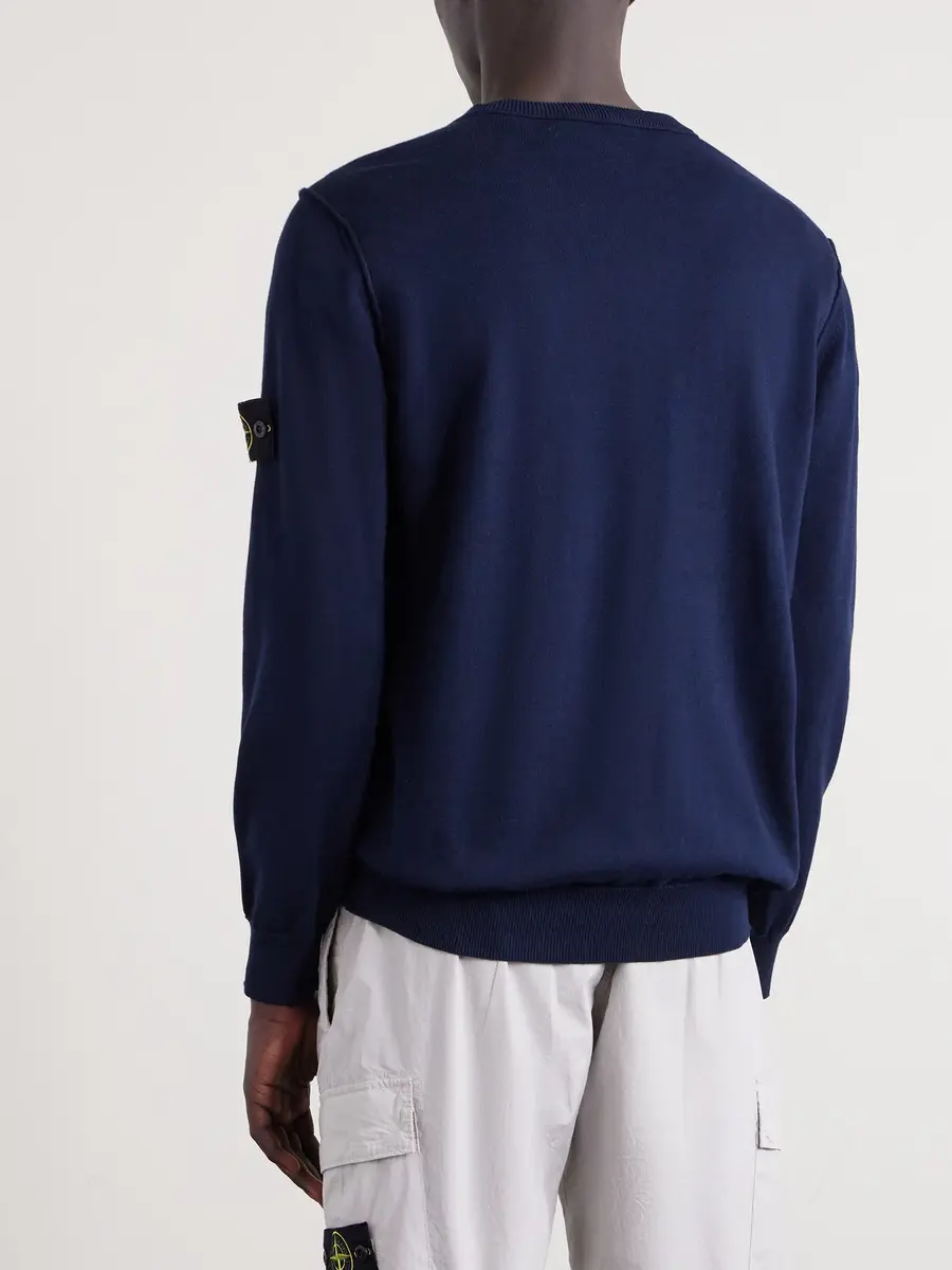 Stone Island Organic Cotton Sweater - Men | Thumbnail 4 Stone Island Organic Cotton Sweater - Men | Thumbnail 4