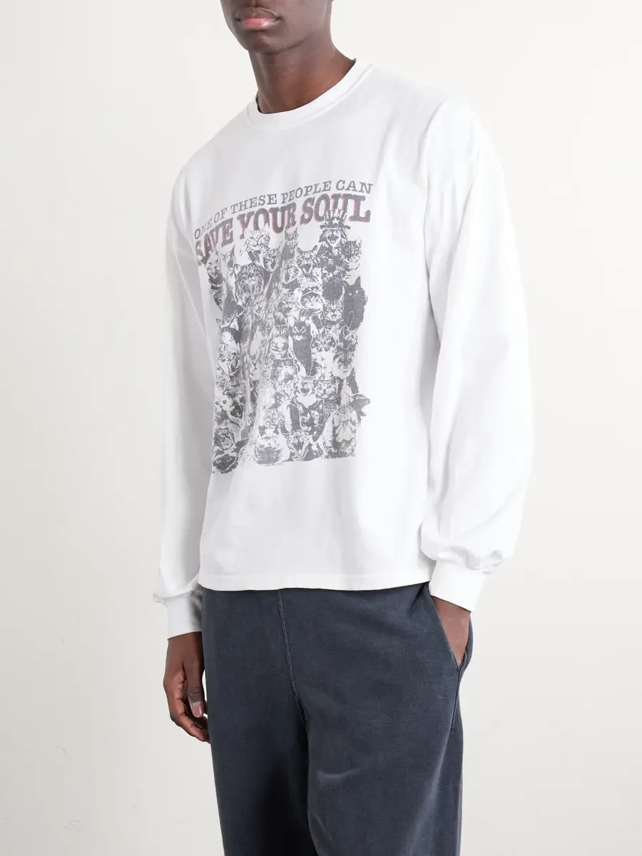 Remi Relief Printed Cotton-Jersey T-Shirt - Men | Thumbnail 3