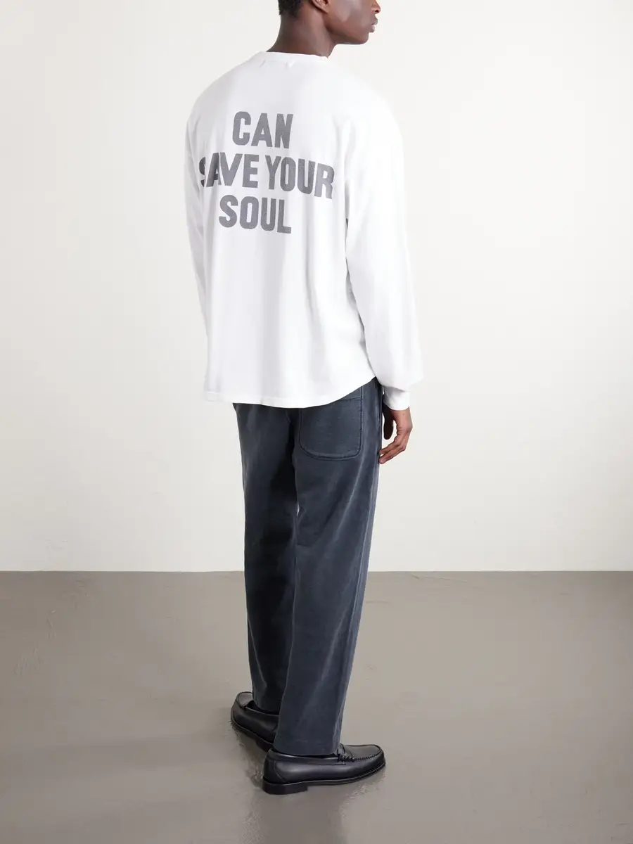 Remi Relief Printed Cotton-Jersey T-Shirt - Men | Thumbnail 4