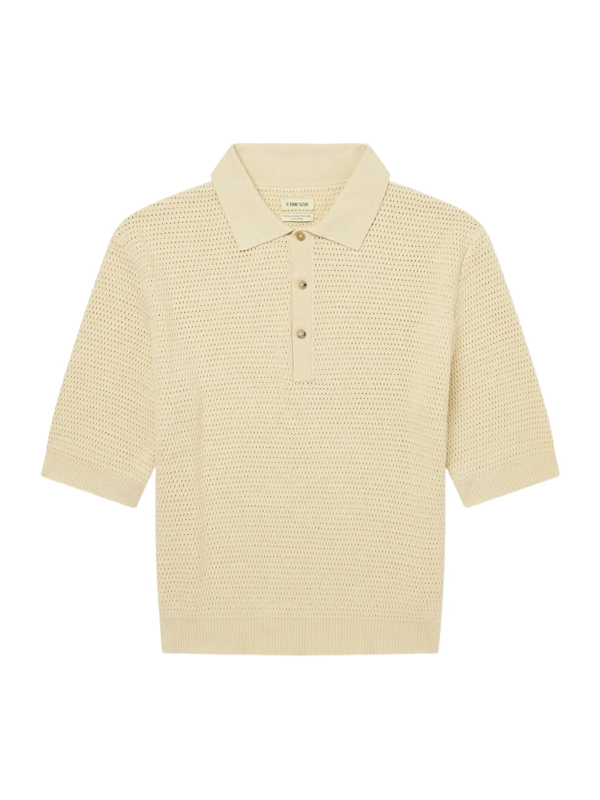 Honeycomb-Knit Cotton Polo Shirt - Men Honeycomb-Knit Cotton Polo Shirt - Men