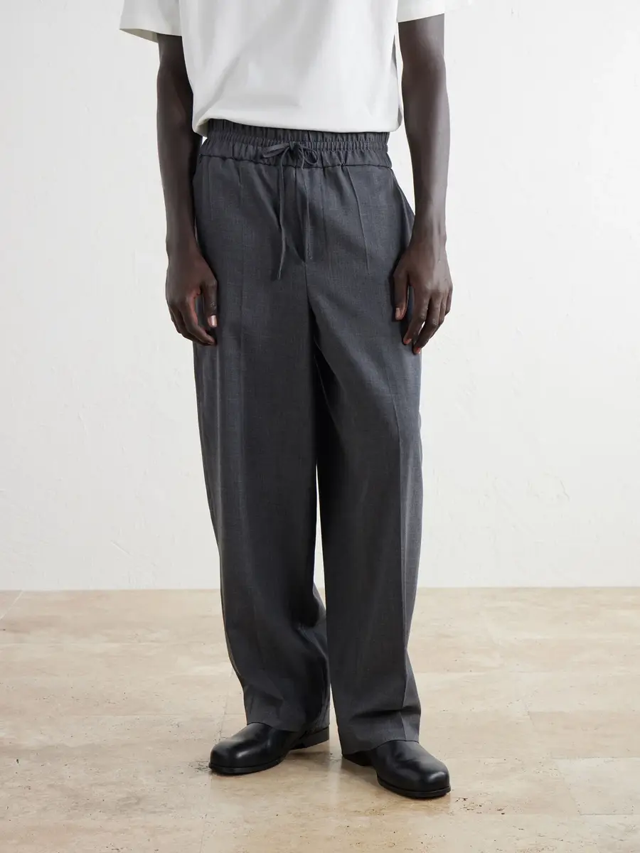 AMI PARIS Wide-Leg Virgin Wool Trousers - Men | Thumbnail 3 AMI PARIS Wide-Leg Virgin Wool Trousers - Men | Thumbnail 3