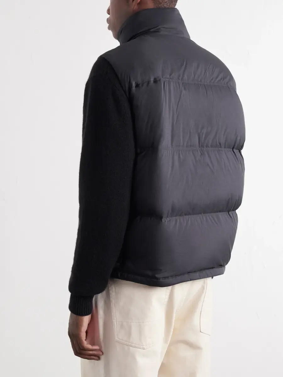 Stone Island Matt Quilted Ripstop CORDURA® Advanced Fabrics Down Gilet - Men | Thumbnail 4
