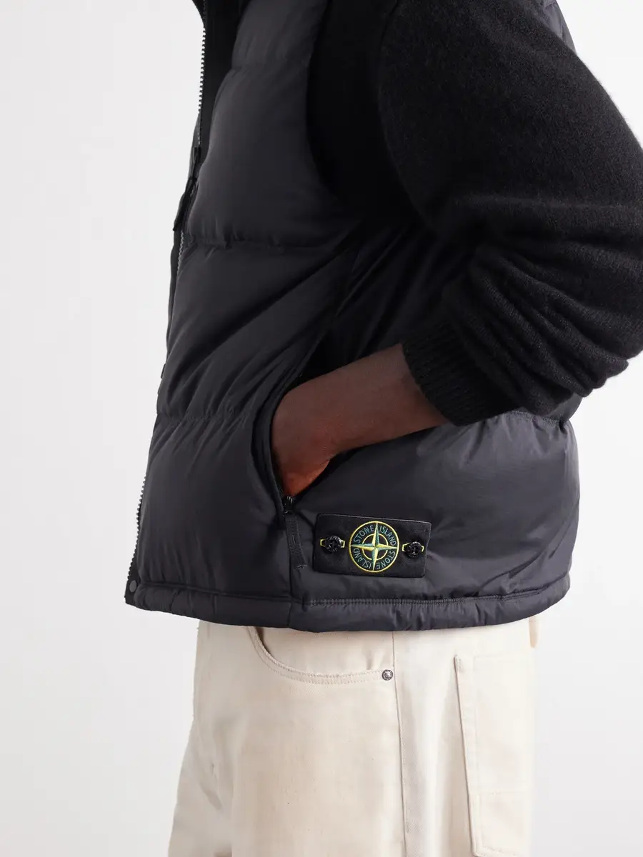 Stone Island Matt Quilted Ripstop CORDURA® Advanced Fabrics Down Gilet - Men | Thumbnail 5