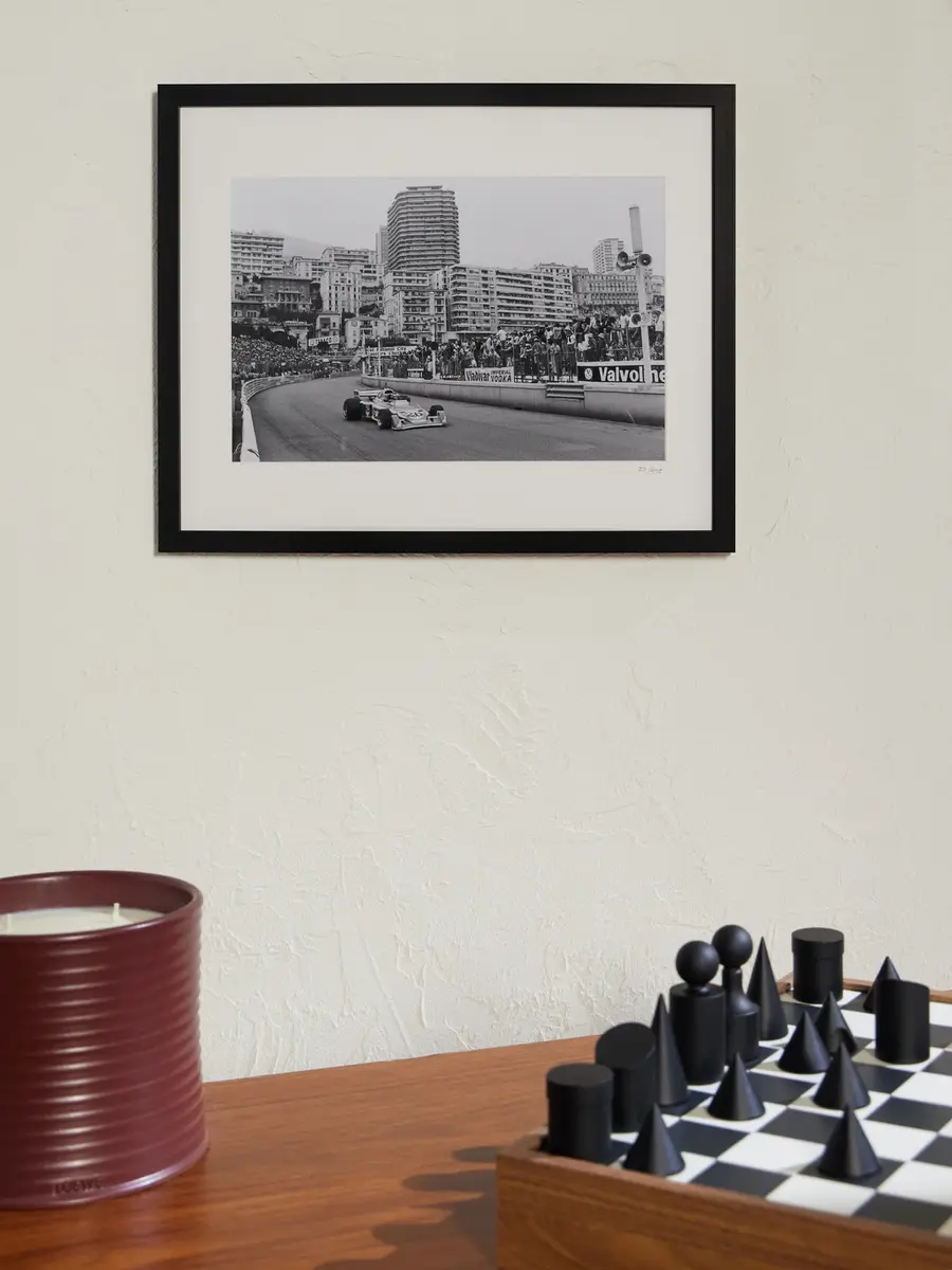 Sonic Editions Framed 1976 The Monaco Grand Prix Print, 50" x 40" - Men | Thumbnail 2