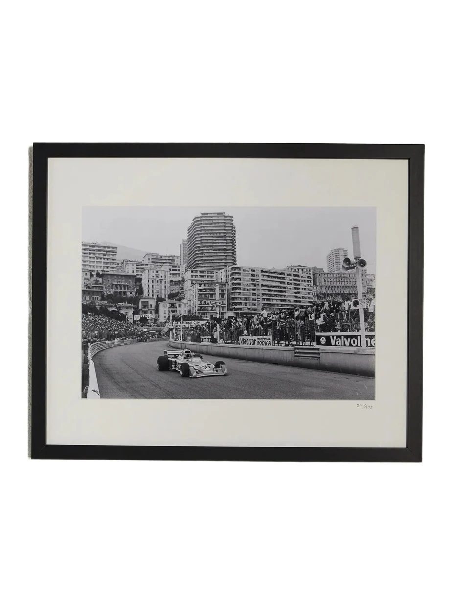 Sonic Editions Framed 1976 The Monaco Grand Prix Print, 50" x 40" - Men