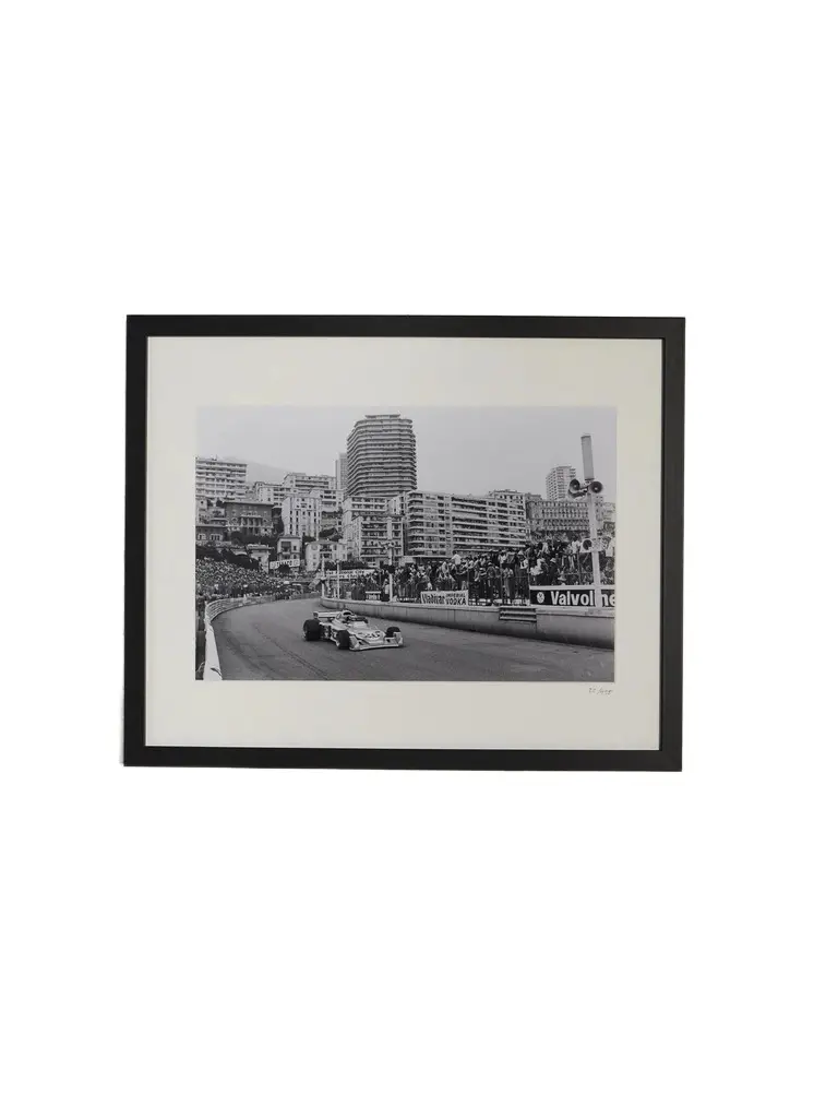 Sonic Editions Framed 1976 The Monaco Grand Prix Print, 50" x 40" - Men