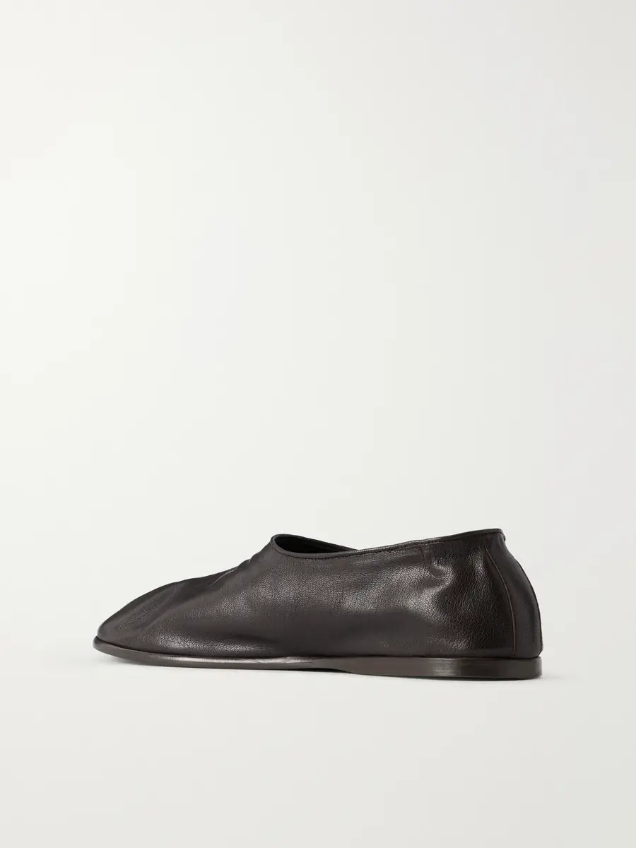 Lemaire Sock Leather Slippers - Men | Thumbnail 4 Lemaire Sock Leather Slippers - Men | Thumbnail 4