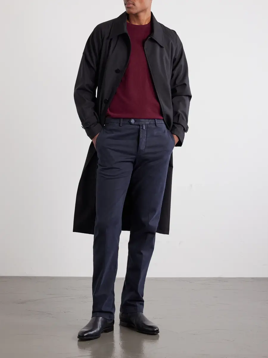 Kiton Straight-Leg Lyocell-Blend Trousers - Men | Thumbnail 2