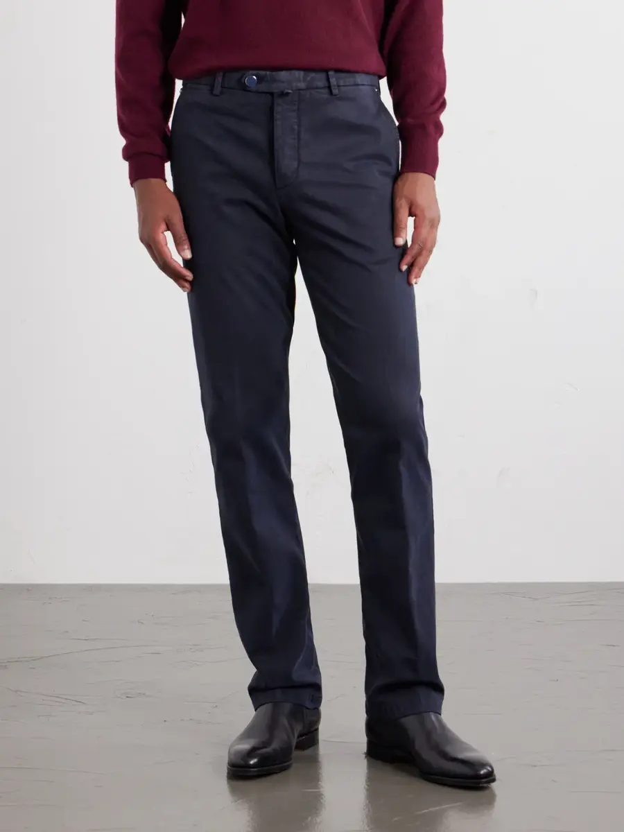 Kiton Straight-Leg Lyocell-Blend Trousers - Men | Thumbnail 3