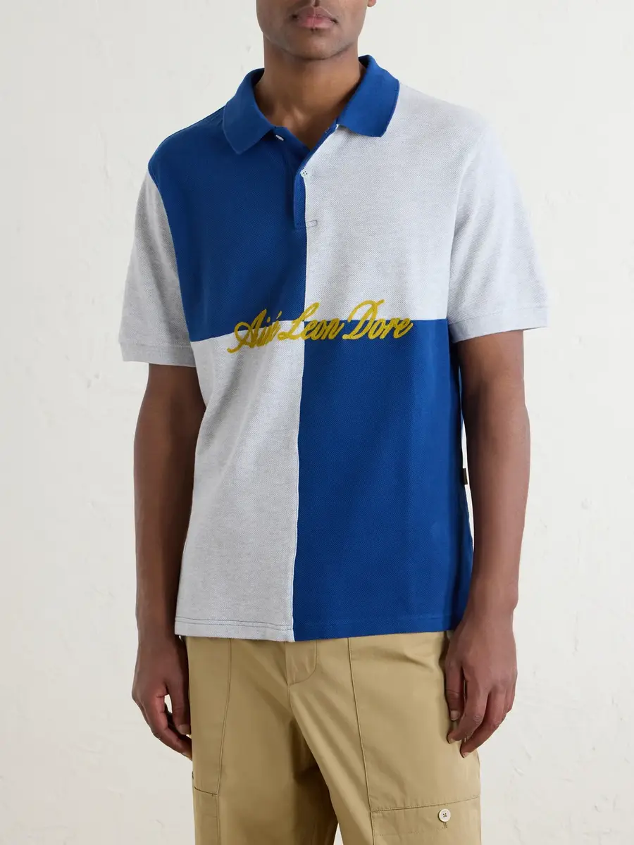 Aimé Leon Dore Logo-Embroidered Colour-Block Cotton-Piqué Polo Shirt - Men | Thumbnail 3 Aimé Leon Dore Logo-Embroidered Colour-Block Cotton-Piqué Polo Shirt - Men | Thumbnail 3