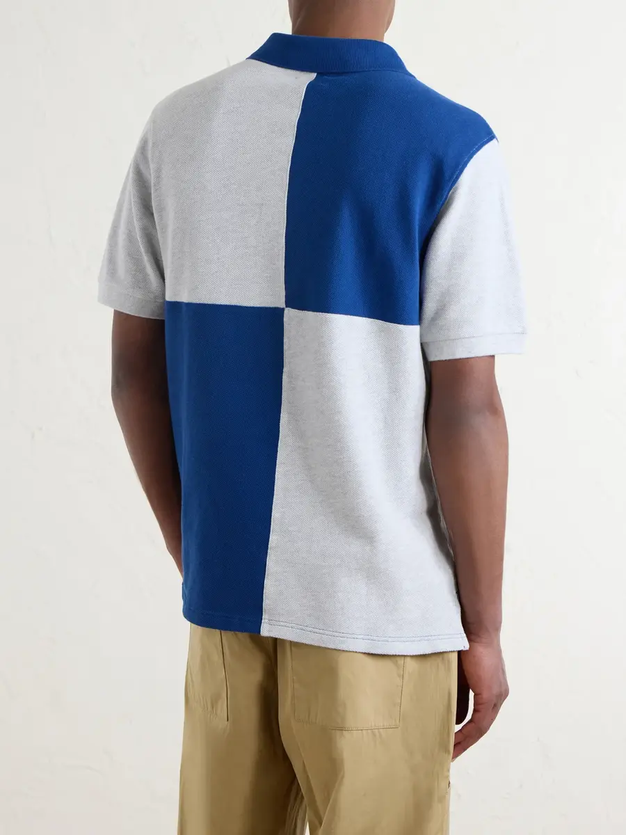 Aimé Leon Dore Logo-Embroidered Colour-Block Cotton-Piqué Polo Shirt - Men | Thumbnail 4 Aimé Leon Dore Logo-Embroidered Colour-Block Cotton-Piqué Polo Shirt - Men | Thumbnail 4