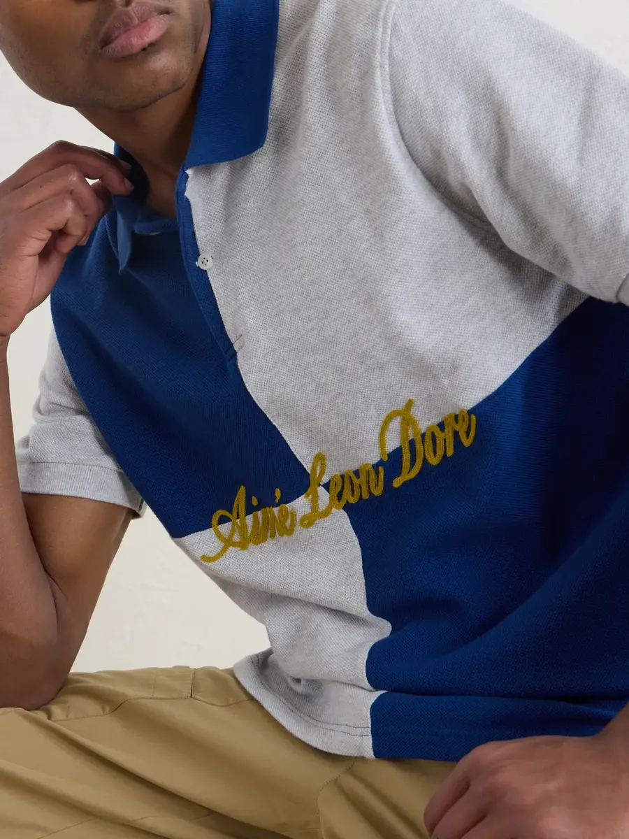 Aimé Leon Dore Logo-Embroidered Colour-Block Cotton-Piqué Polo Shirt - Men | Thumbnail 5 Aimé Leon Dore Logo-Embroidered Colour-Block Cotton-Piqué Polo Shirt - Men | Thumbnail 5