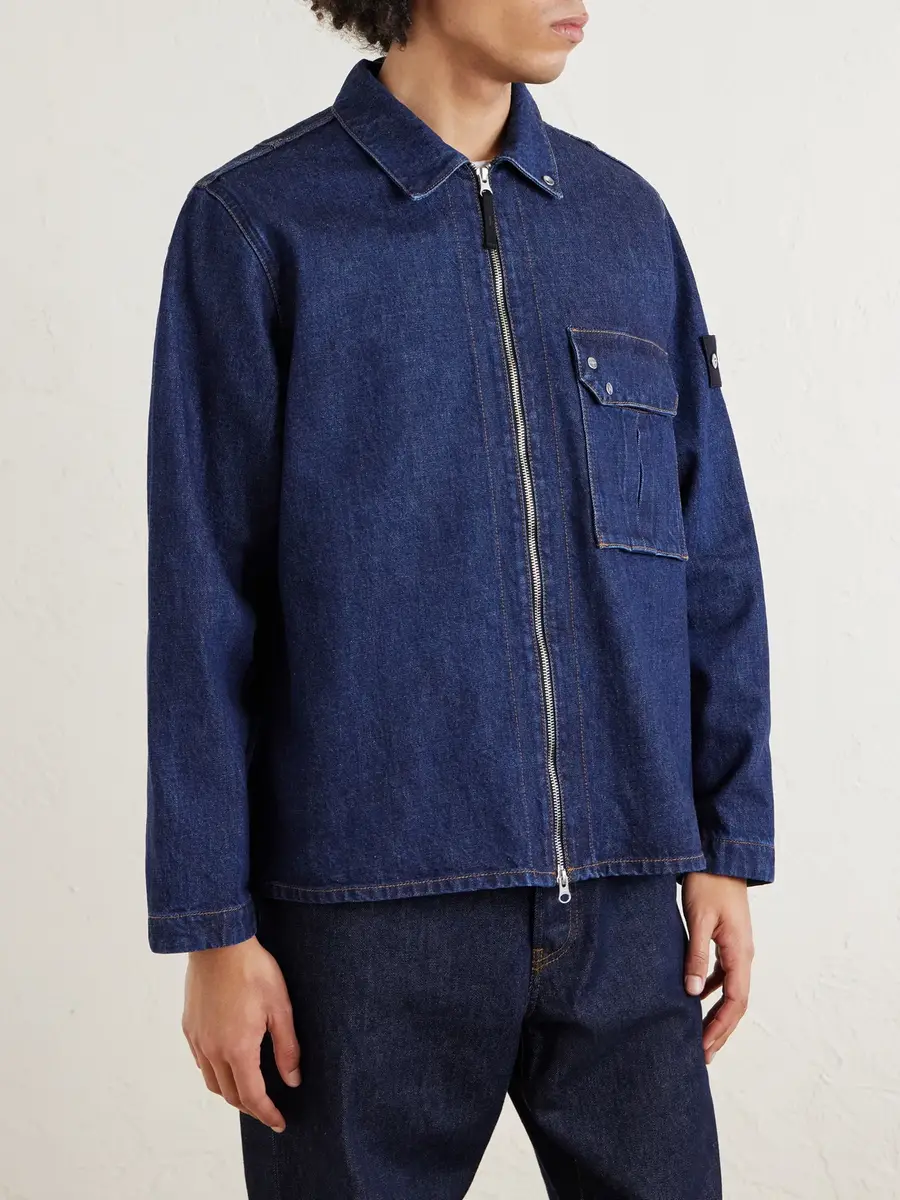 Stone Island STONE ISLAND DENIM Rinsed Overshirt - Men | Thumbnail 3 Stone Island STONE ISLAND DENIM Rinsed Overshirt - Men | Thumbnail 3