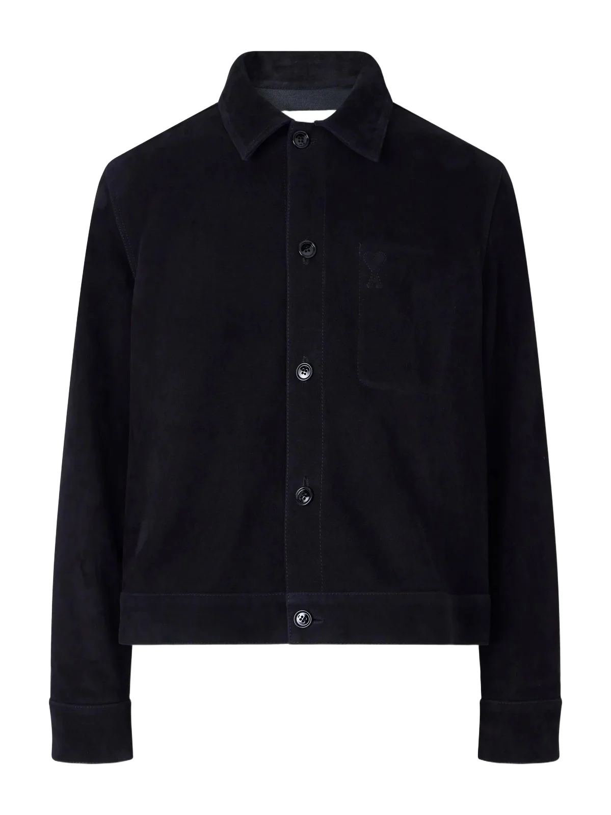 Logo-Embossed Suede Jacket - Men