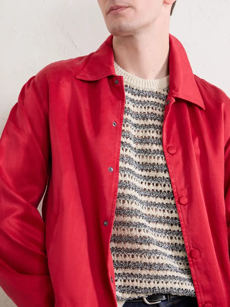 Aimé Leon Dore Striped Open-Knit Cotton-Blend Sweater - Men | Thumbnail 5 Aimé Leon Dore Striped Open-Knit Cotton-Blend Sweater - Men | Thumbnail 5