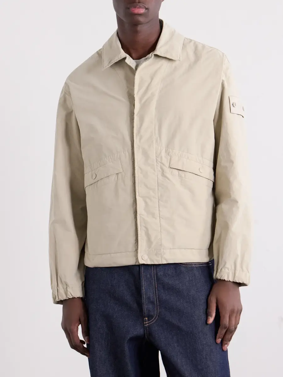 Stone Island STONE ISLAND GHOST Garment-Dyed David Light-TC Shell Jacket - Men | Thumbnail 3 Stone Island STONE ISLAND GHOST Garment-Dyed David Light-TC Shell Jacket - Men | Thumbnail 3