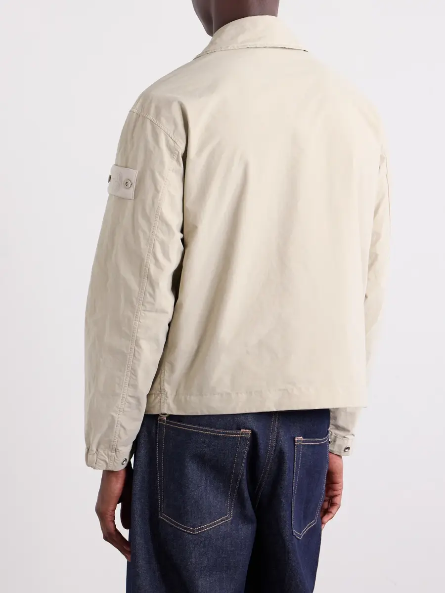Stone Island STONE ISLAND GHOST Garment-Dyed David Light-TC Shell Jacket - Men | Thumbnail 4 Stone Island STONE ISLAND GHOST Garment-Dyed David Light-TC Shell Jacket - Men | Thumbnail 4