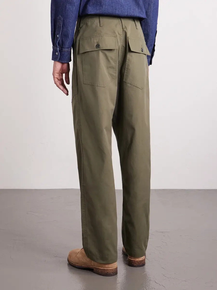 Monitaly Fatigue Wide-Leg Cotton Trousers - Men | Thumbnail 4