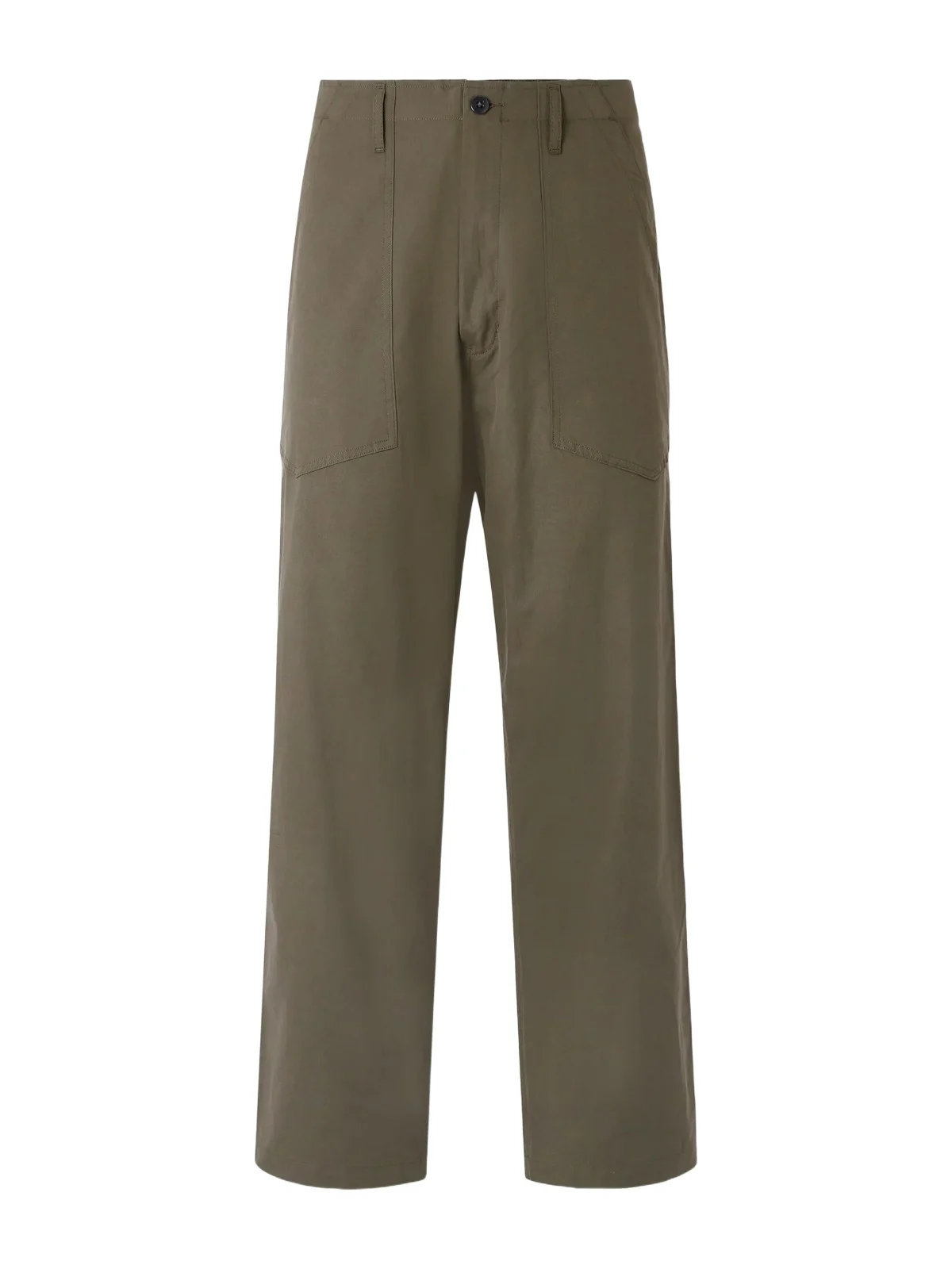 Fatigue Wide-Leg Cotton Trousers - Men Fatigue Wide-Leg Cotton Trousers - Men