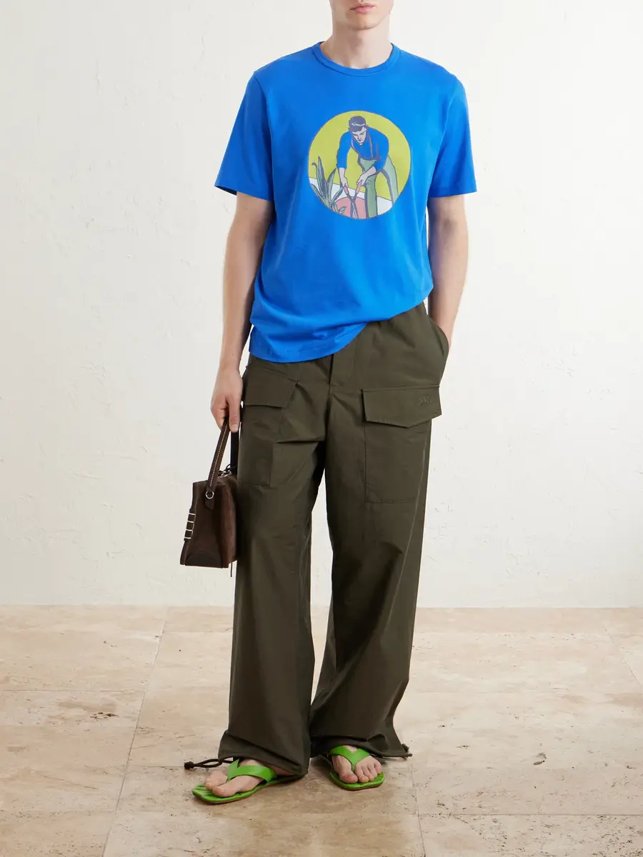 JW Anderson Wide-Leg Cotton-Blend Canvas Parachute Trousers - Men | Thumbnail 2 JW Anderson Wide-Leg Cotton-Blend Canvas Parachute Trousers - Men | Thumbnail 2