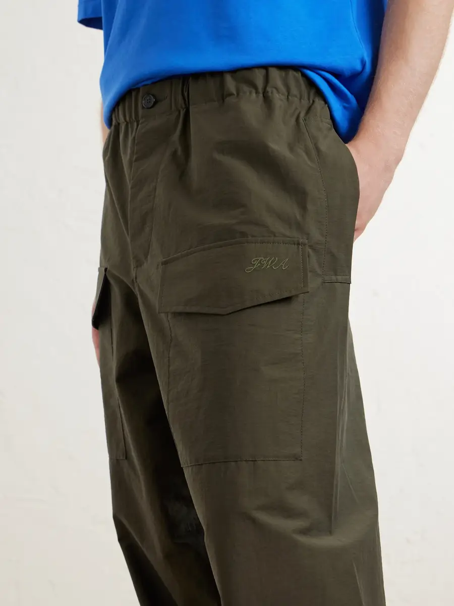 JW Anderson Wide-Leg Cotton-Blend Canvas Parachute Trousers - Men | Thumbnail 5 JW Anderson Wide-Leg Cotton-Blend Canvas Parachute Trousers - Men | Thumbnail 5