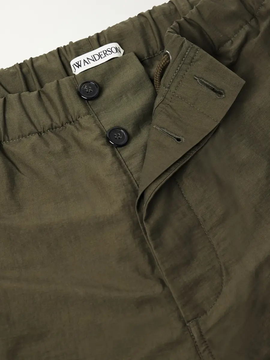 JW Anderson Wide-Leg Cotton-Blend Canvas Parachute Trousers - Men | Thumbnail 6 JW Anderson Wide-Leg Cotton-Blend Canvas Parachute Trousers - Men | Thumbnail 6