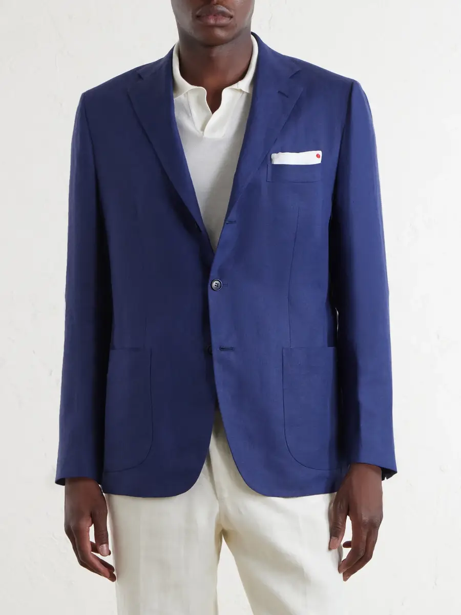 Kiton Linen Blazer - Men | Thumbnail 3 Kiton Linen Blazer - Men | Thumbnail 3