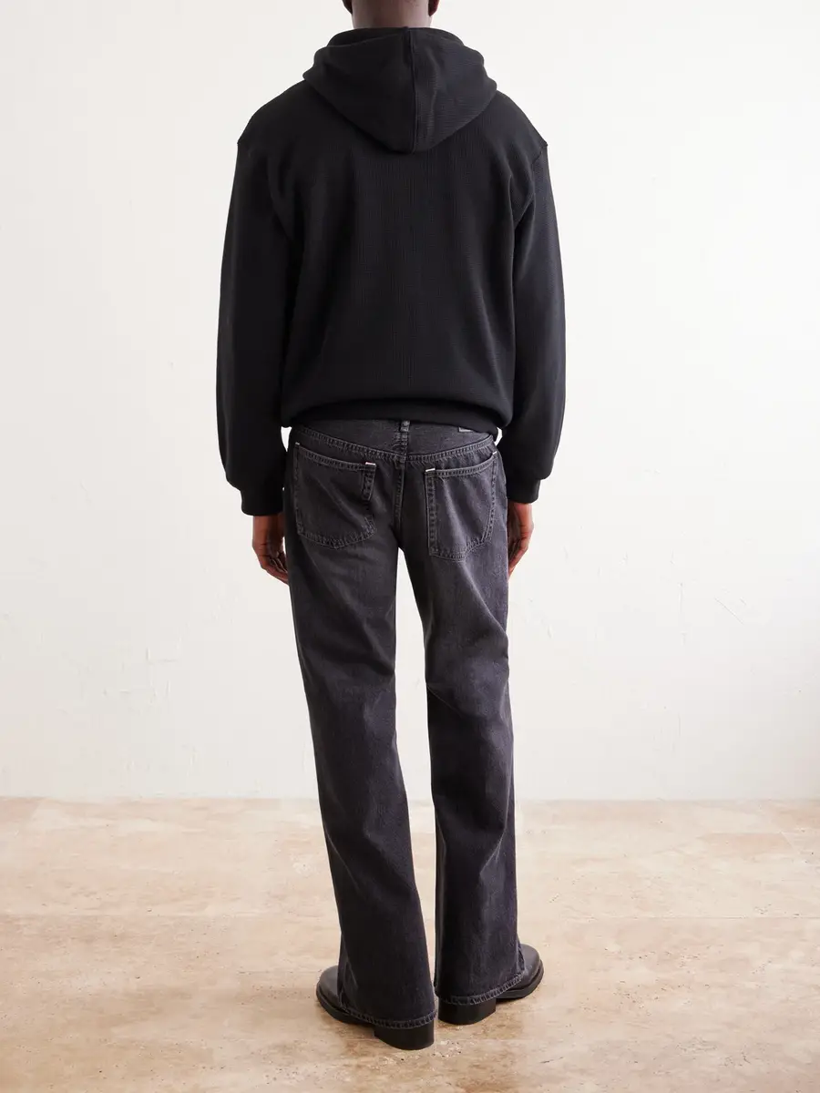 FrizmWORKS Waffle-Knit Cotton Zip-Up Hoodie - Men | Thumbnail 4
