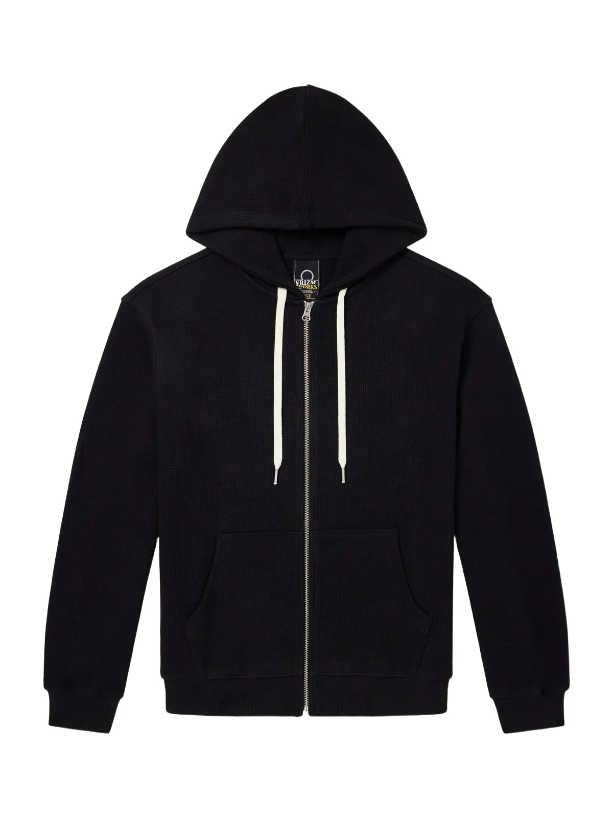Waffle-Knit Cotton Zip-Up Hoodie - Men