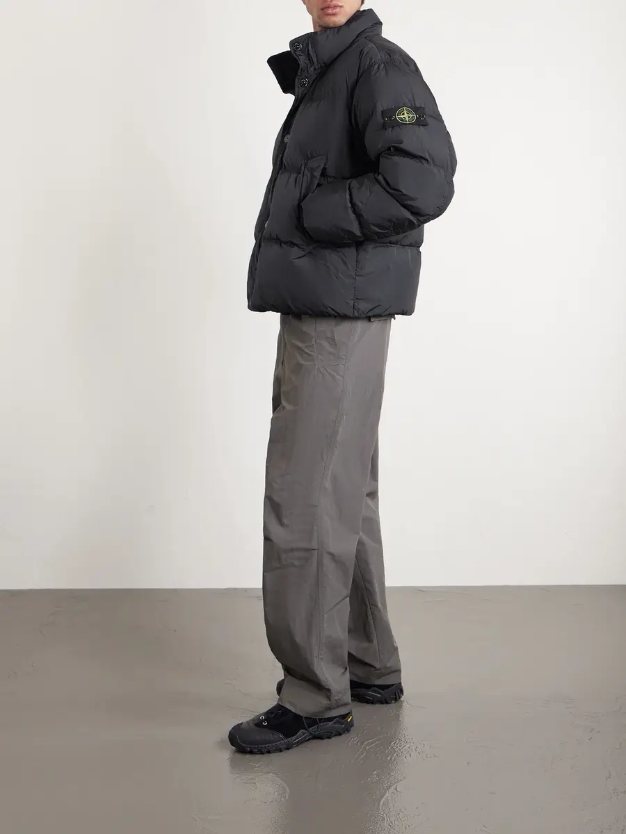 Stone Island Quilted Crinkled Recycled-Nylon Down Jacket - Men | Thumbnail 2