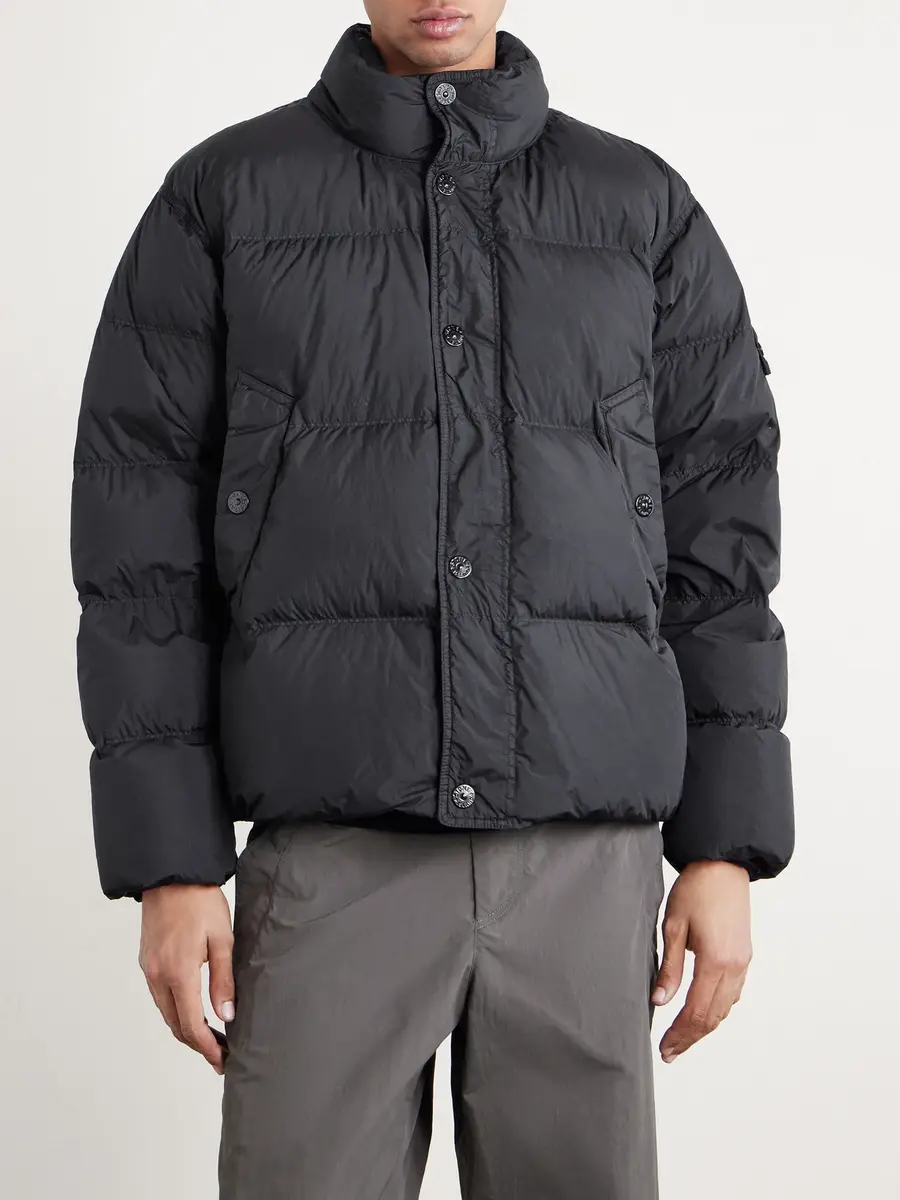 Stone Island Quilted Crinkled Recycled-Nylon Down Jacket - Men | Thumbnail 3