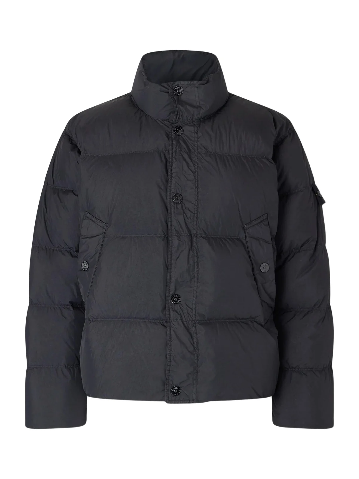 Quilted Crinkled Recycled-Nylon Down Jacket - Men Quilted Crinkled Recycled-Nylon Down Jacket - Men