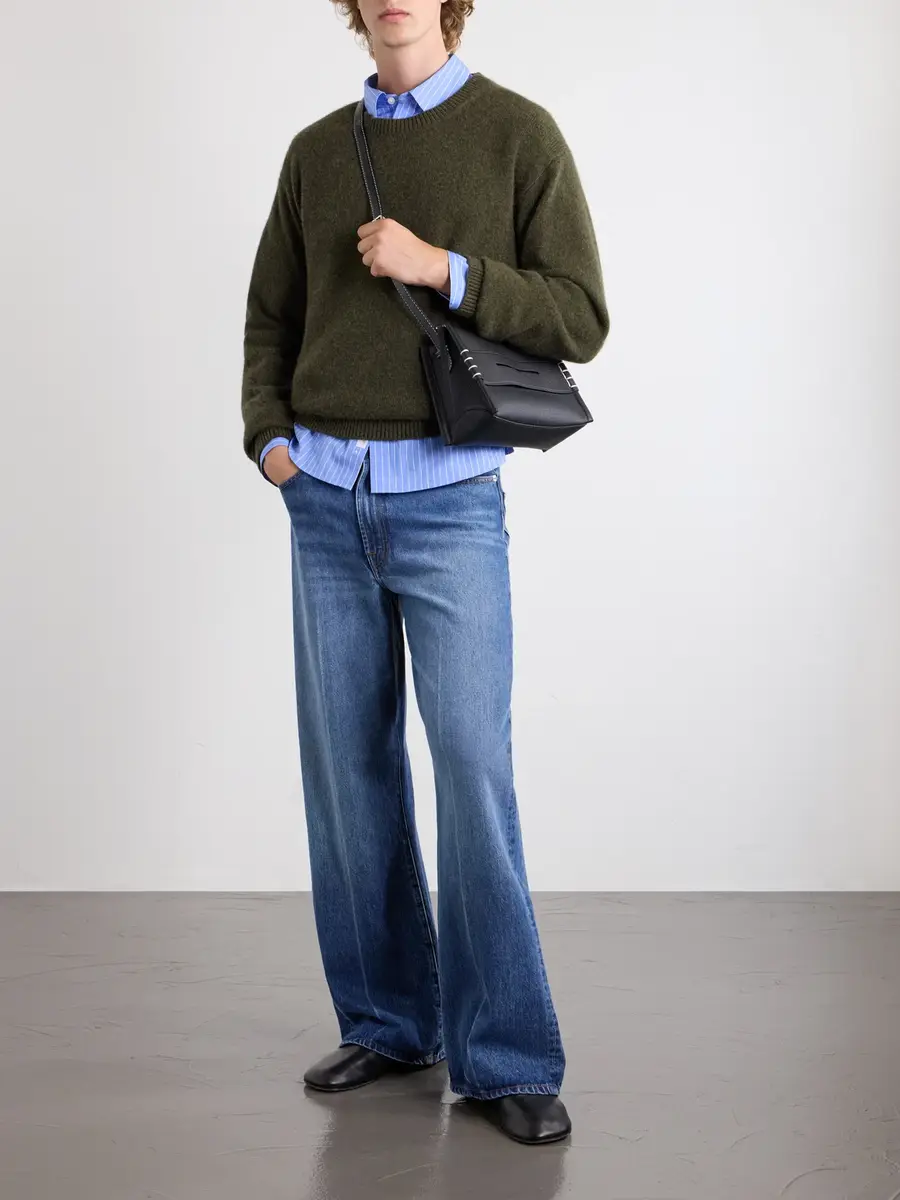 JW Anderson Loafer Leather Messenger Bag - Men | Thumbnail 2