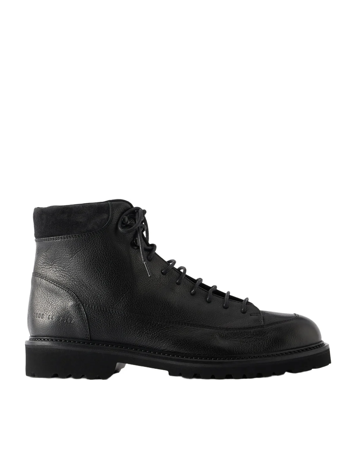 Common Projects Piuma Suede-Trimmed Full-Grain Leather Hiking Boots - Men
