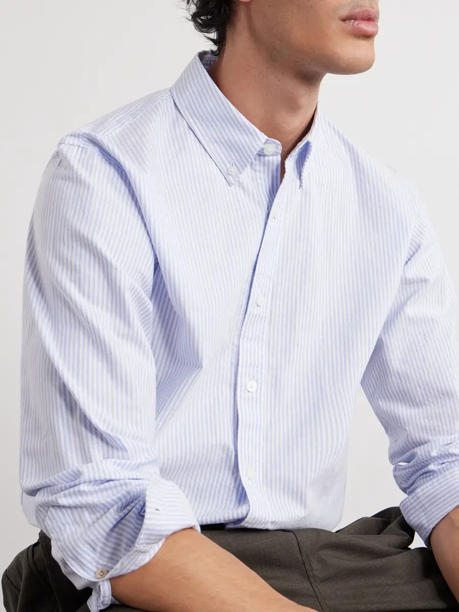 rag & bone Button-Down Collar Cotton-Poplin Shirt - Men | Thumbnail 5