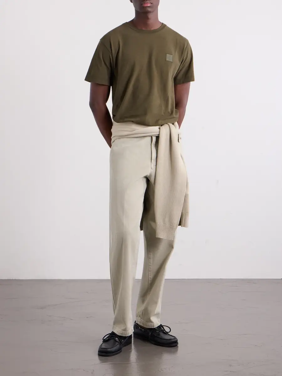 Stone Island GHOST Logo-Appliquéd Cotton-Jersey T-Shirt - Men | Thumbnail 2