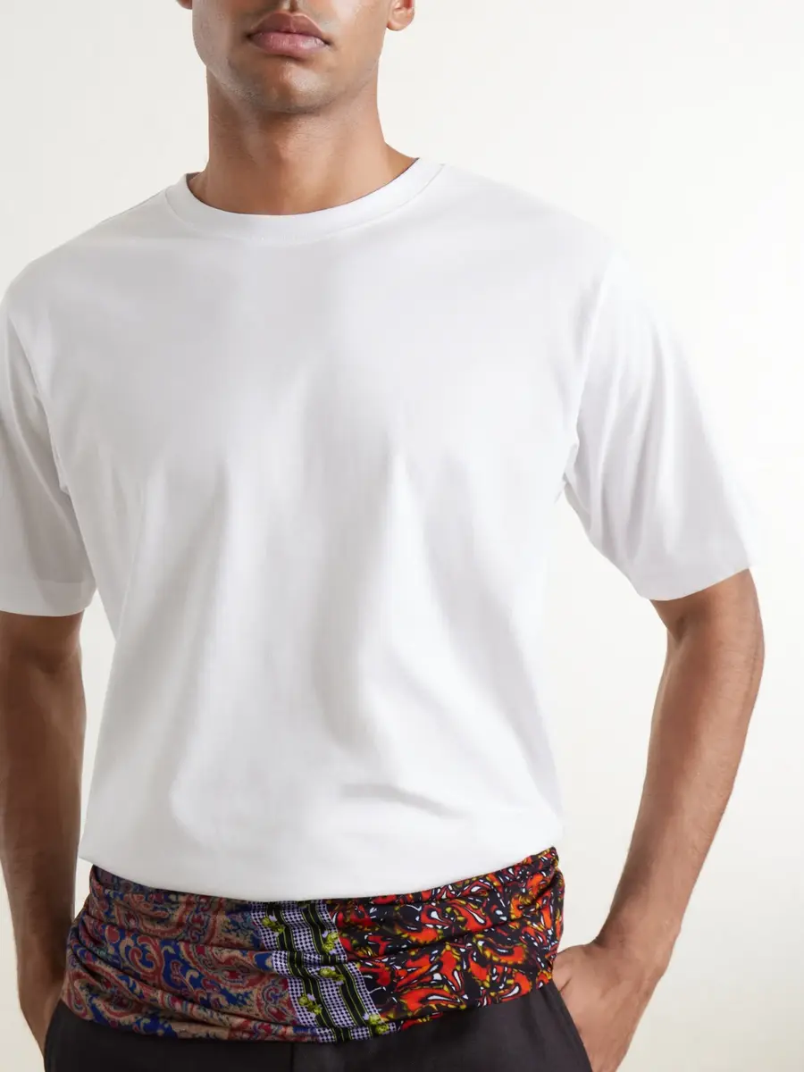 Dries Van Noten Hertz Cotton-Jersey T-Shirt - Men | Thumbnail 5 Dries Van Noten Hertz Cotton-Jersey T-Shirt - Men | Thumbnail 5