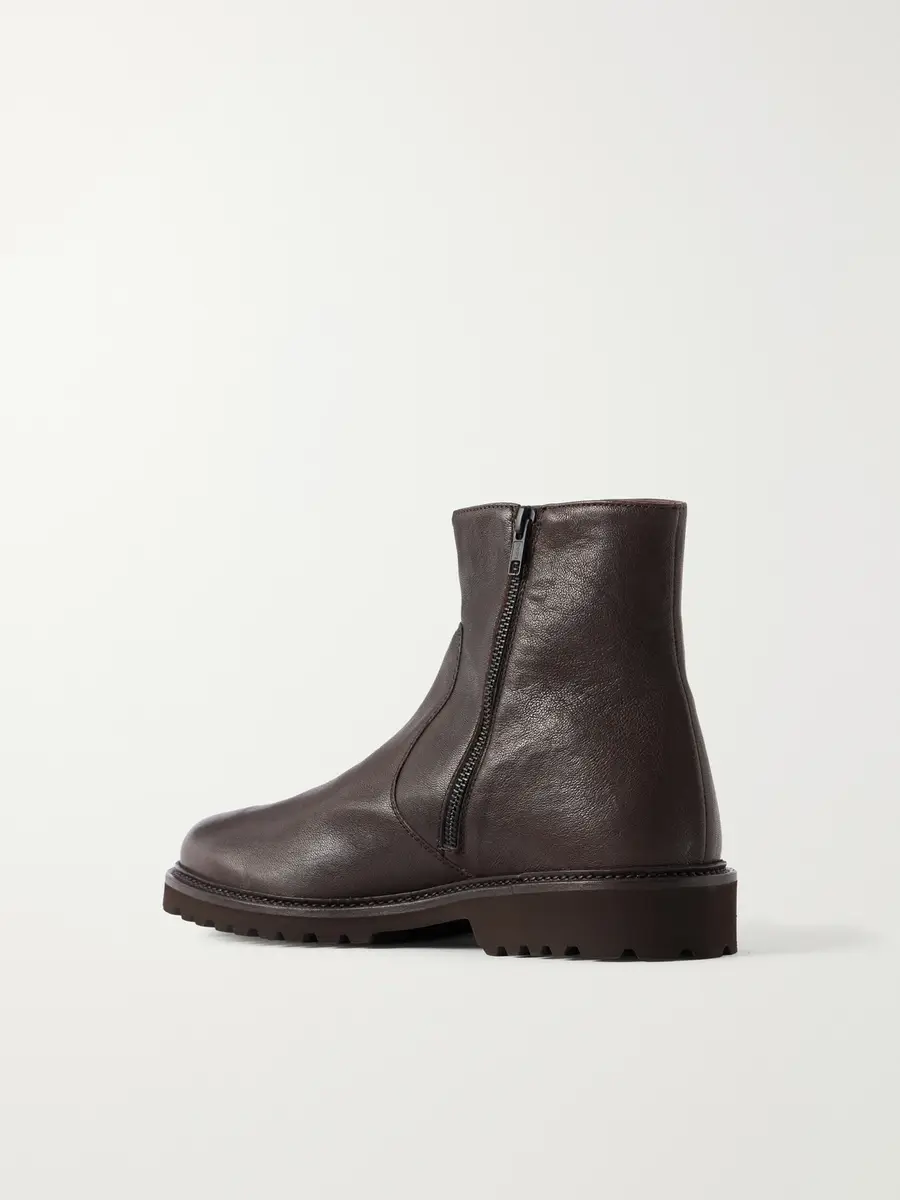Common Projects Piuma Leather Boots - Men | Thumbnail 4