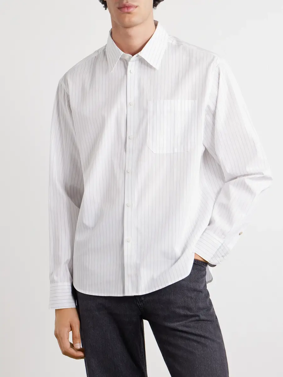 rag & bone Striped Cotton-Poplin Shirt - Men | Thumbnail 3 rag & bone Striped Cotton-Poplin Shirt - Men | Thumbnail 3