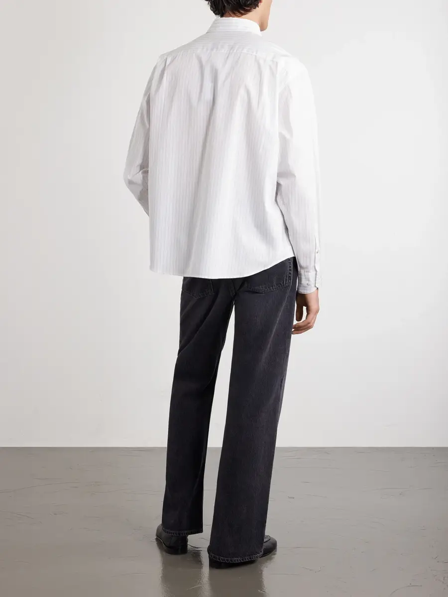 rag & bone Striped Cotton-Poplin Shirt - Men | Thumbnail 4 rag & bone Striped Cotton-Poplin Shirt - Men | Thumbnail 4