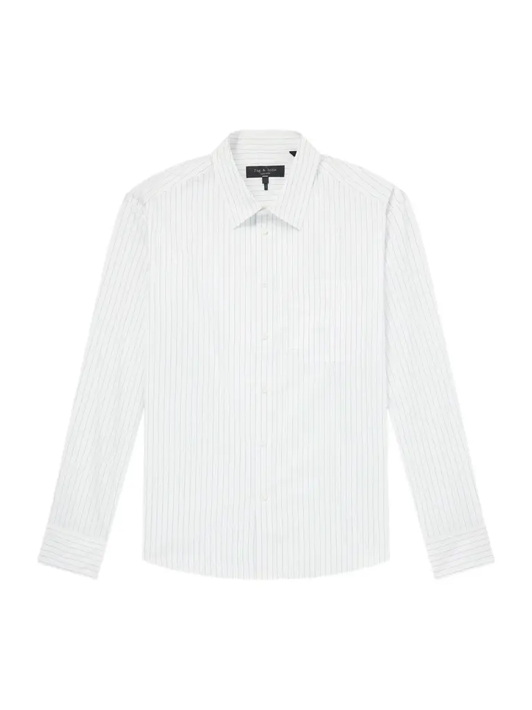 rag & bone Striped Cotton-Poplin Shirt - Men
