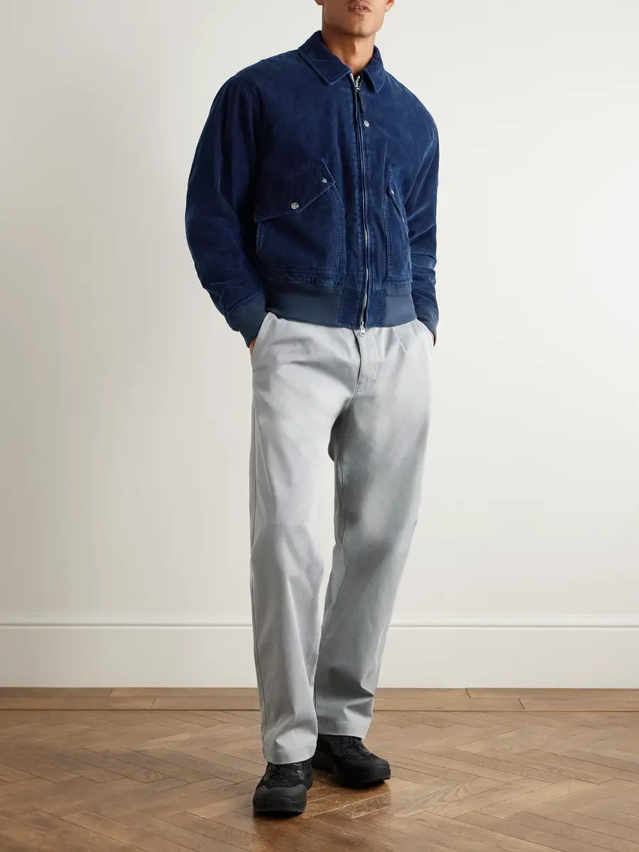 Stone Island DENIM Padded Cotton-Blend Corduroy Jacket - Men | Thumbnail 2 Stone Island DENIM Padded Cotton-Blend Corduroy Jacket - Men | Thumbnail 2
