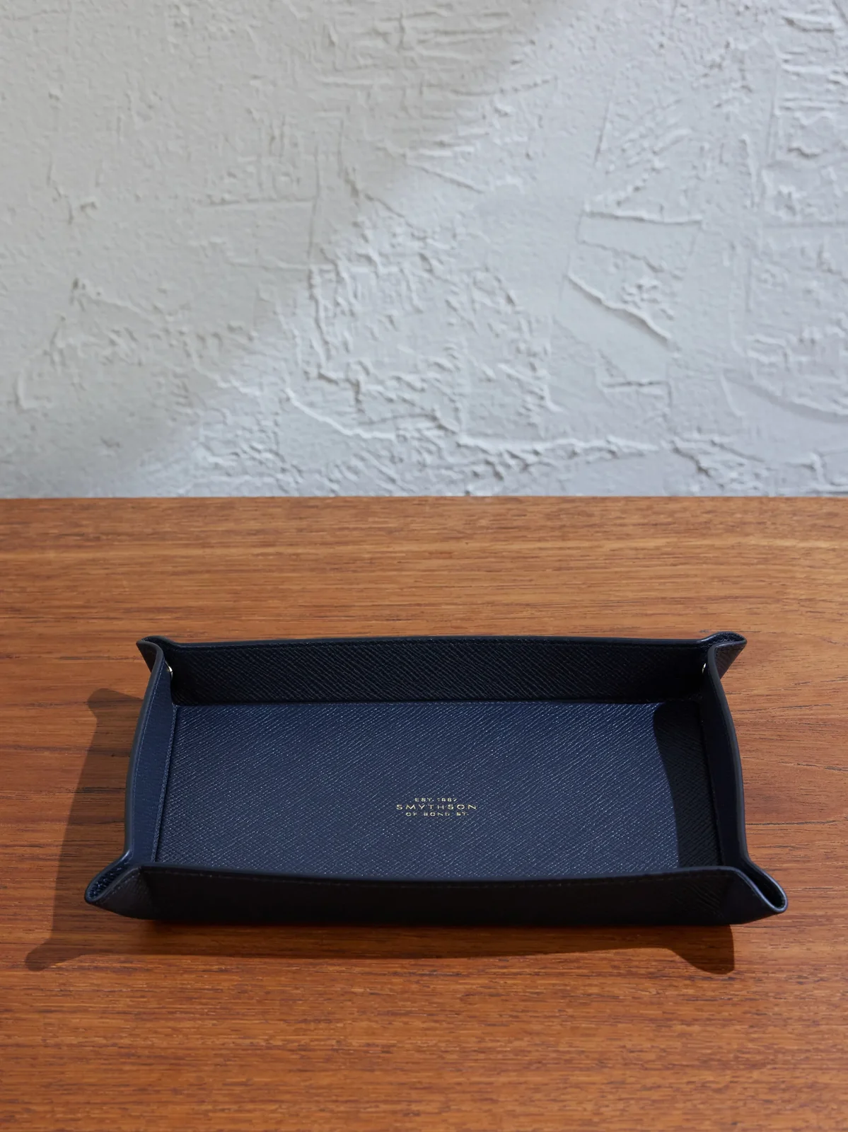 Smythson Panama Cross-Grain Leather Trinket Tray - Men