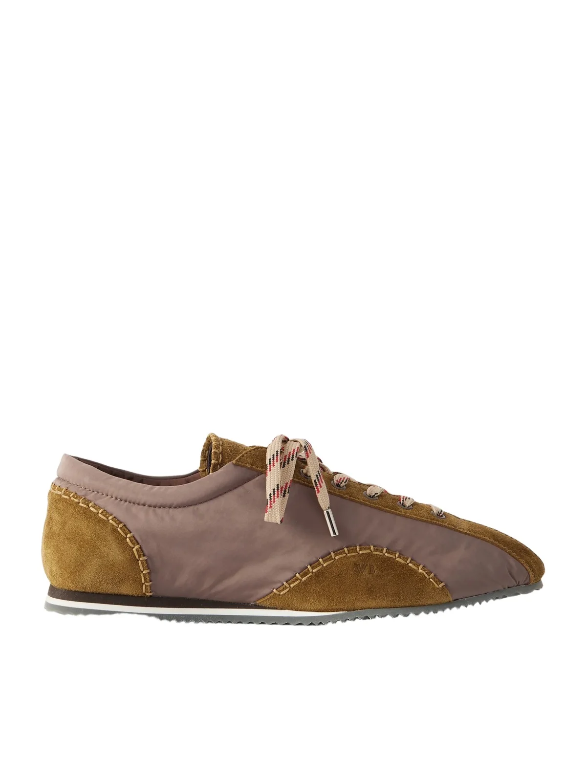 Paris Trainer Shell Suede-Trimmed Sneakers - Men Paris Trainer Shell Suede-Trimmed Sneakers - Men