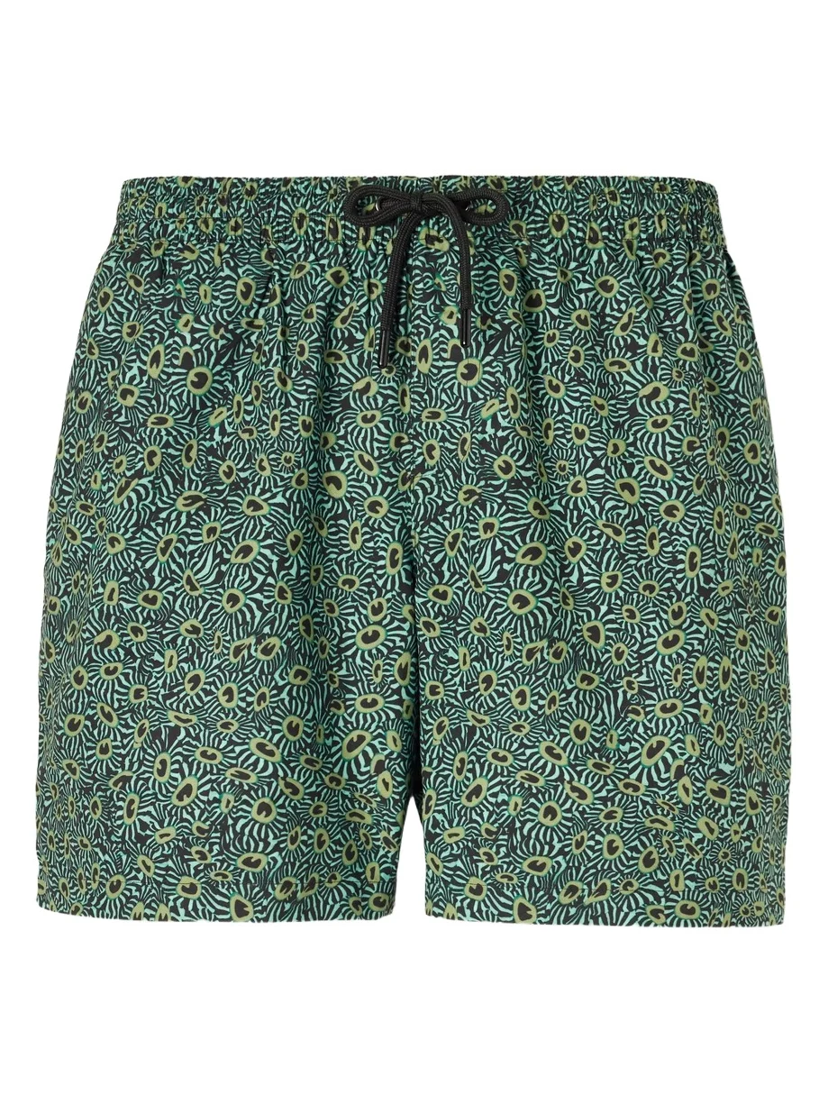 Dries Van Noten Phibbs Straight-Leg Mid-Length Printed Swim Shorts - Men