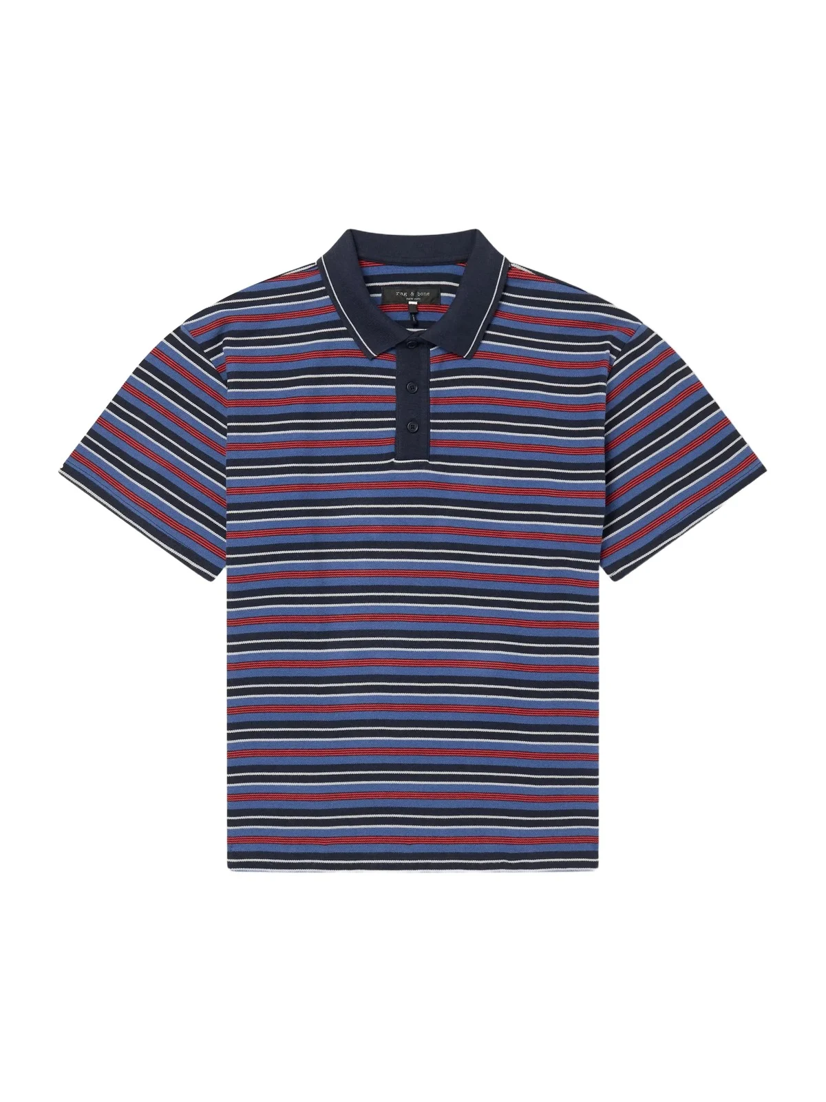 Striped Cotton-Piqué Polo Shirt - Men Striped Cotton-Piqué Polo Shirt - Men