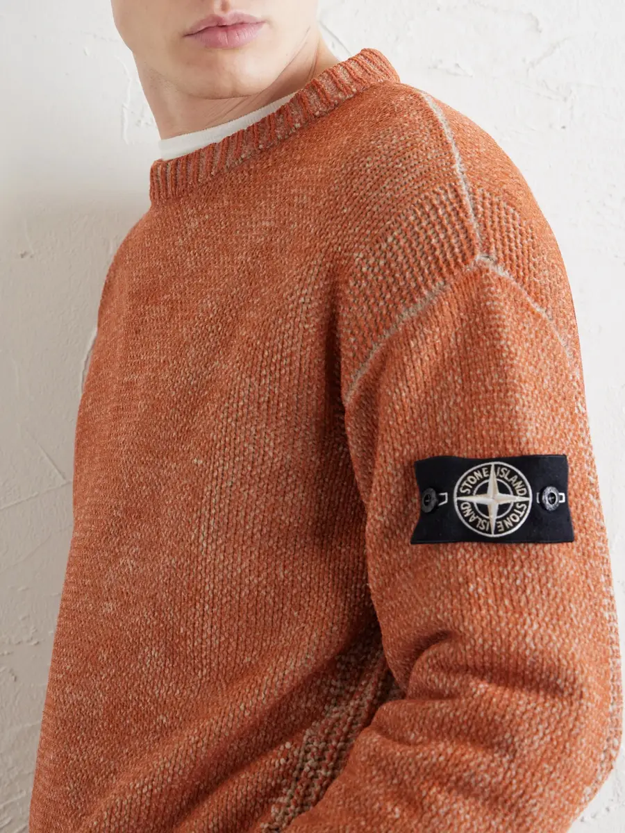Stone Island Cotton-Chenille Mock-Neck Sweater - Men | Thumbnail 5 Stone Island Cotton-Chenille Mock-Neck Sweater - Men | Thumbnail 5
